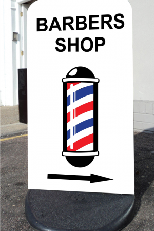 Barbers Pavement Sign