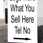 Our Ecoflex - Our Most Popular Pavement Sign