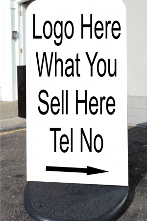 Our Ecoflex - Our Most Popular Pavement Sign