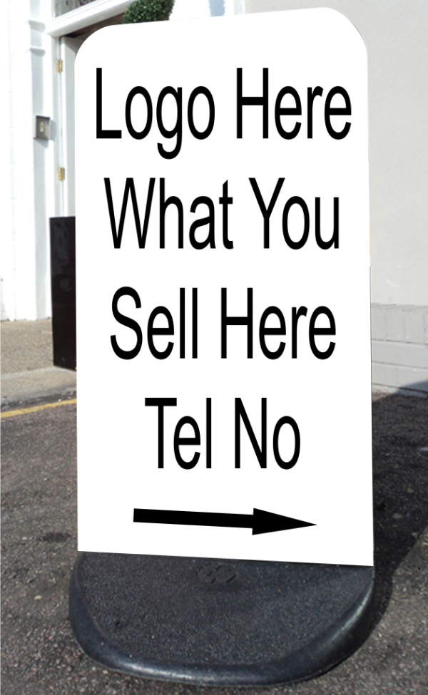 Our Ecoflex - Our Most Popular Pavement Sign